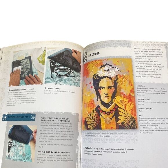 IMAGE Transfer Workshop Mixed Media Techniques Book - Picture 15 of 16